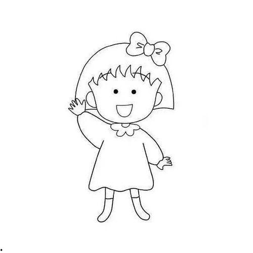 吃瓜娃娃夸张简笔画,趣味横生的视觉盛宴